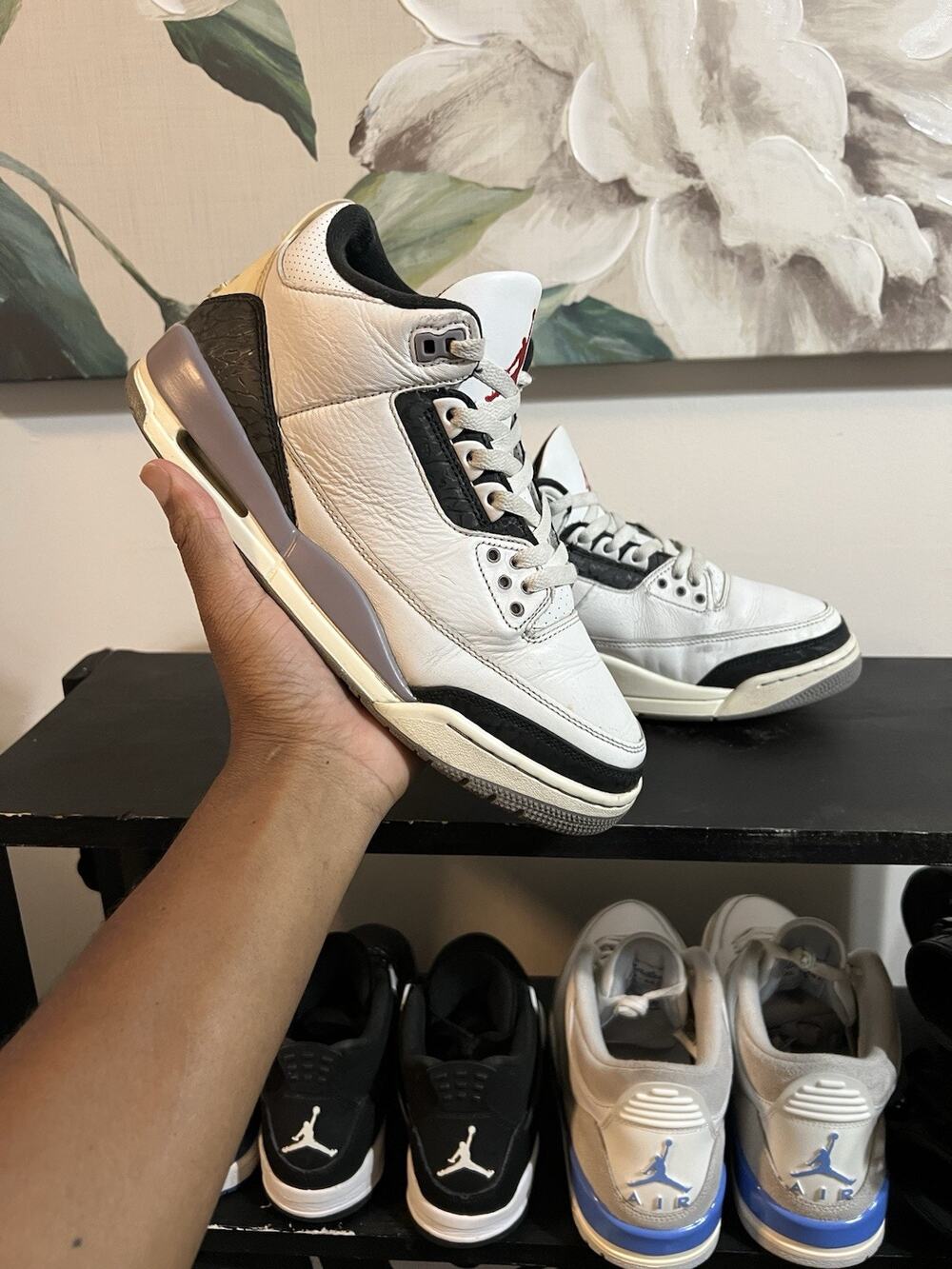 Size 9 - Air Jordan 3 Retro Cement Grey